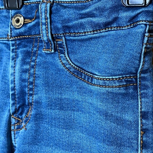 Hudson Medium Wash Skinny Jean Girls Sz 7 Stretchy Adjustable Comfortable - Picture 4 of 16